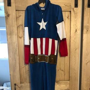 Captain America onesie